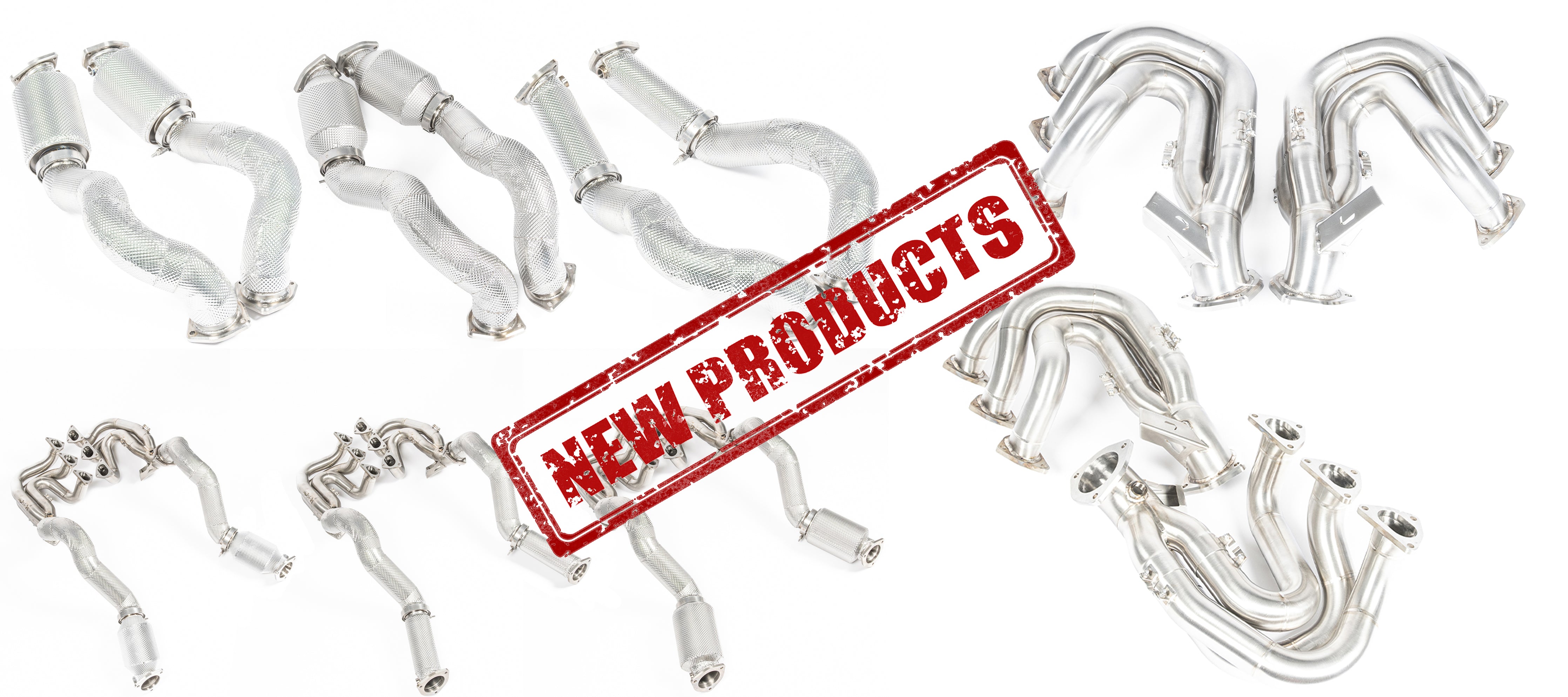 NEW PRODUCTS - PORSCHE 718 GT4 RS / SPYDER RS INCONEL RACE MANIFOLDS & TITANIUM LINK PIPES