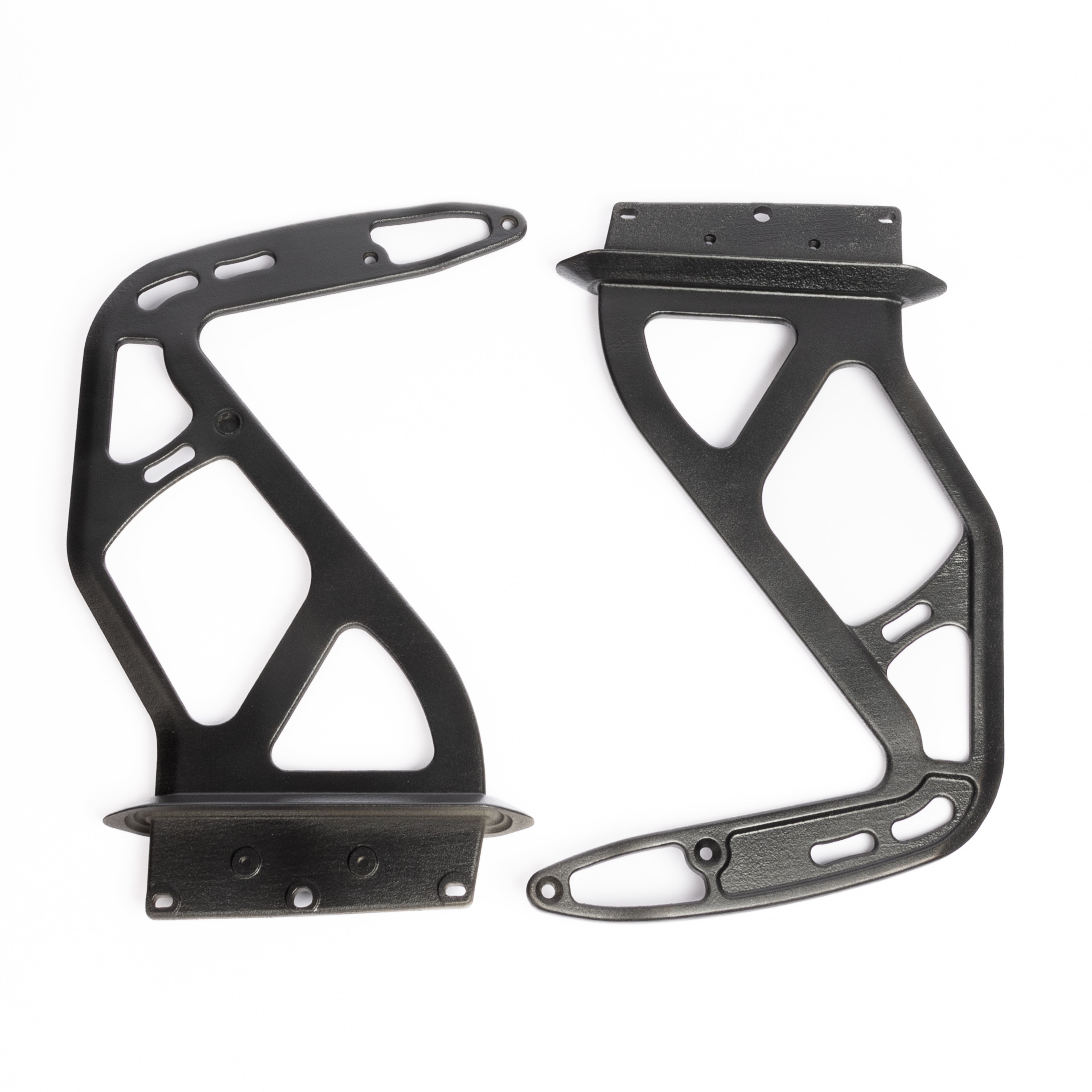 (BF) (718 GT4 RS) TITANIUM 3D PRINTED WING UPRIGHTS (BLACK)