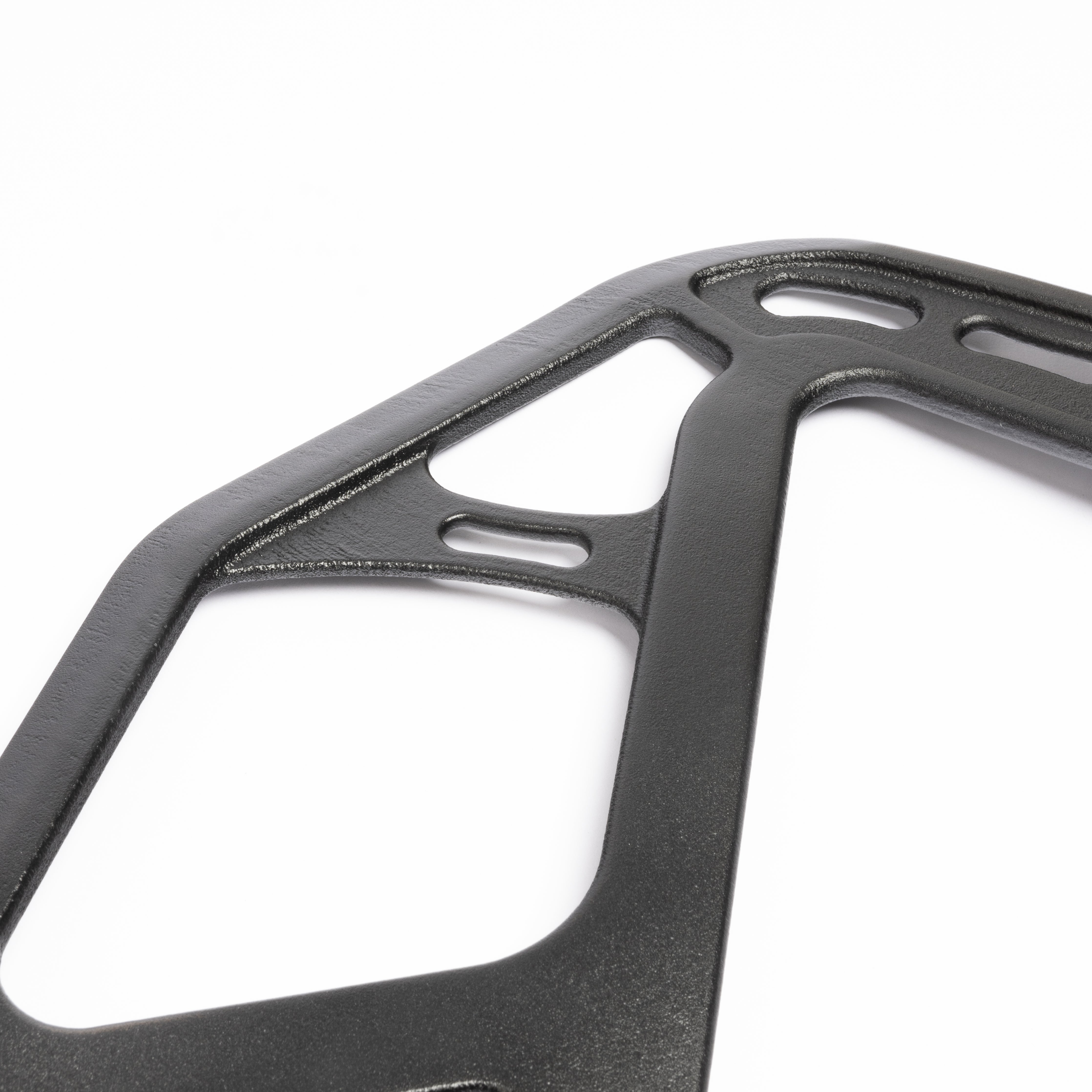 (BF) (718 GT4 RS) TITANIUM 3D PRINTED WING UPRIGHTS (BLACK)