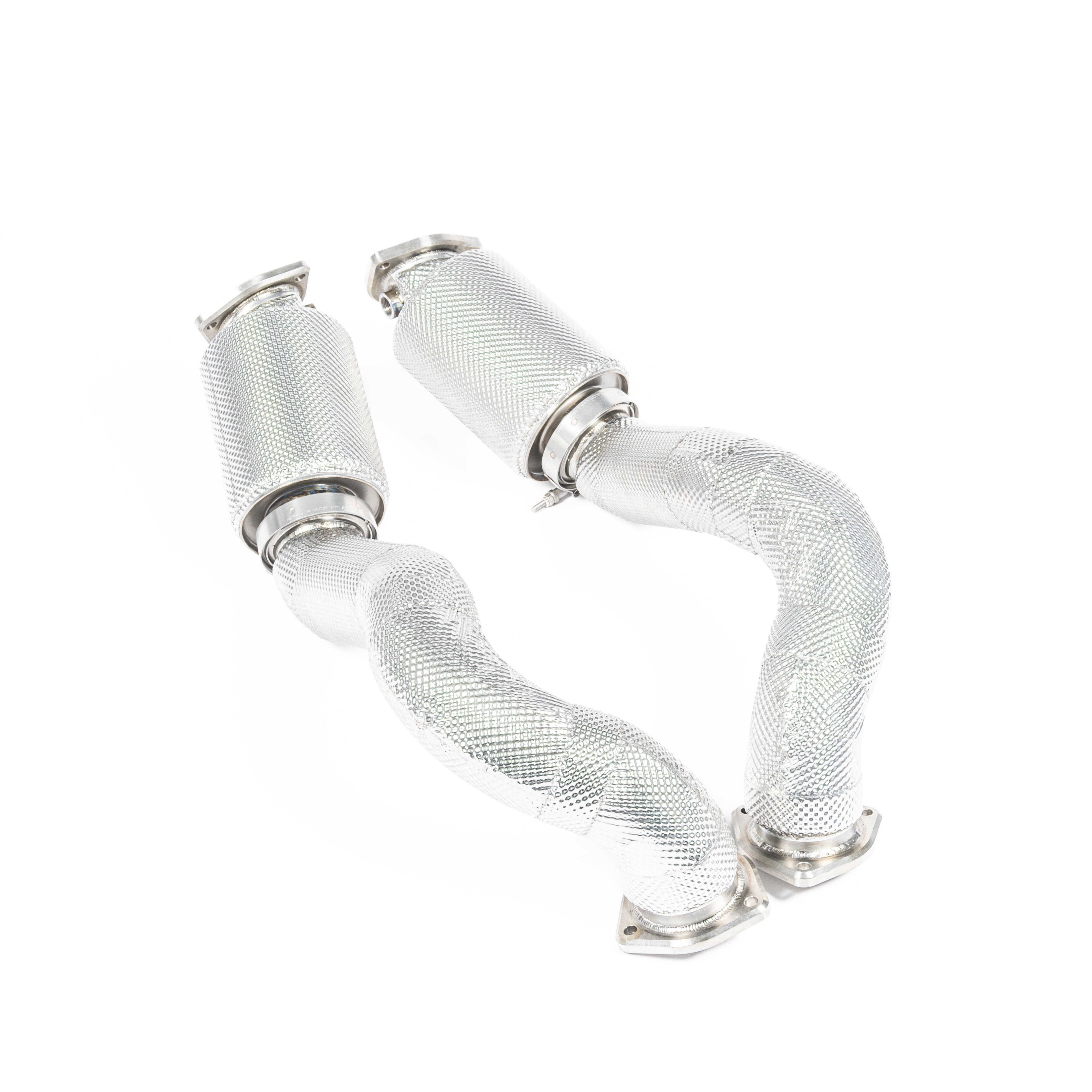 INCONEL RACE MANIFOLDS & TITANIUM LINK PIPES (SILENCED)