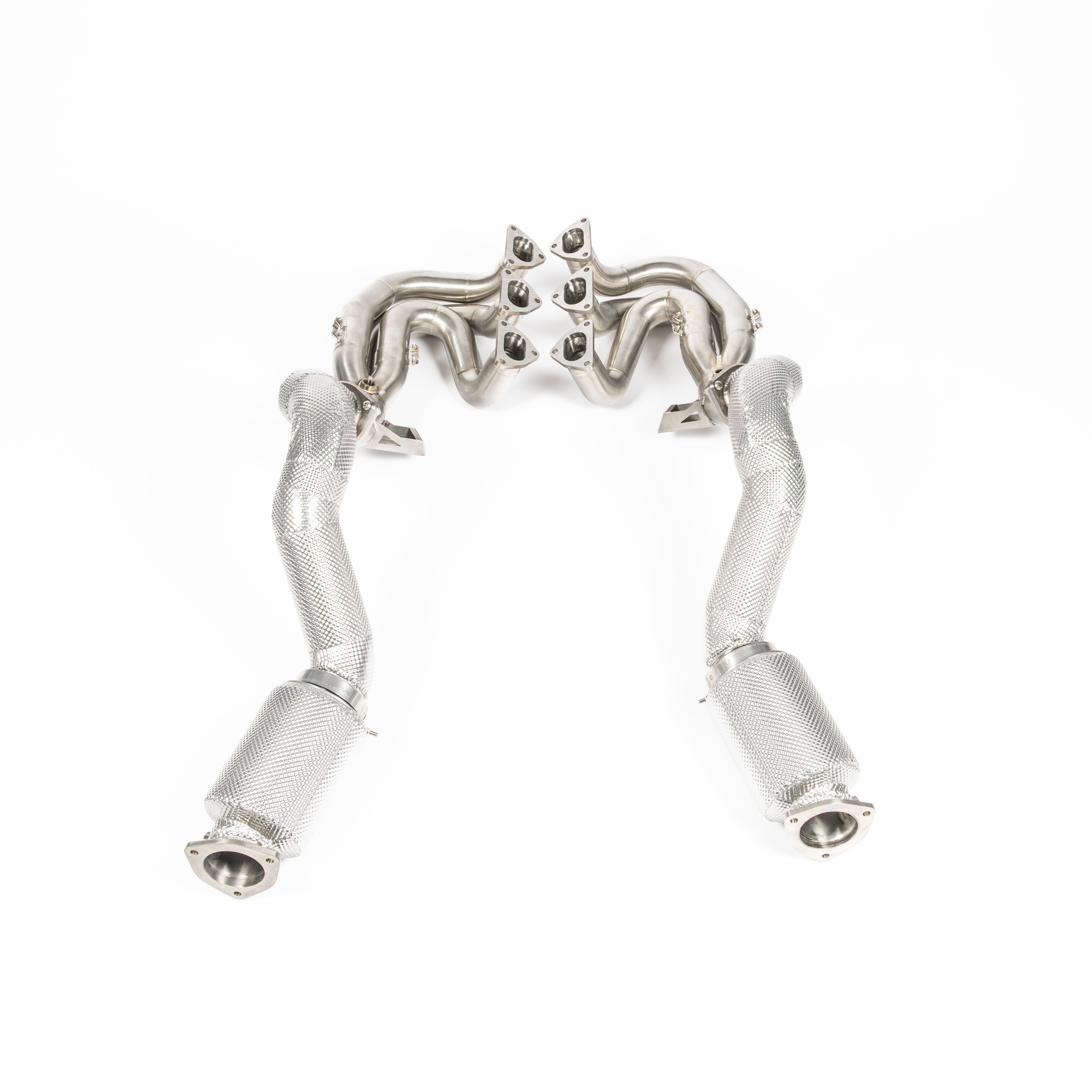 INCONEL RACE MANIFOLDS & TITANIUM LINK PIPES (SILENCED)