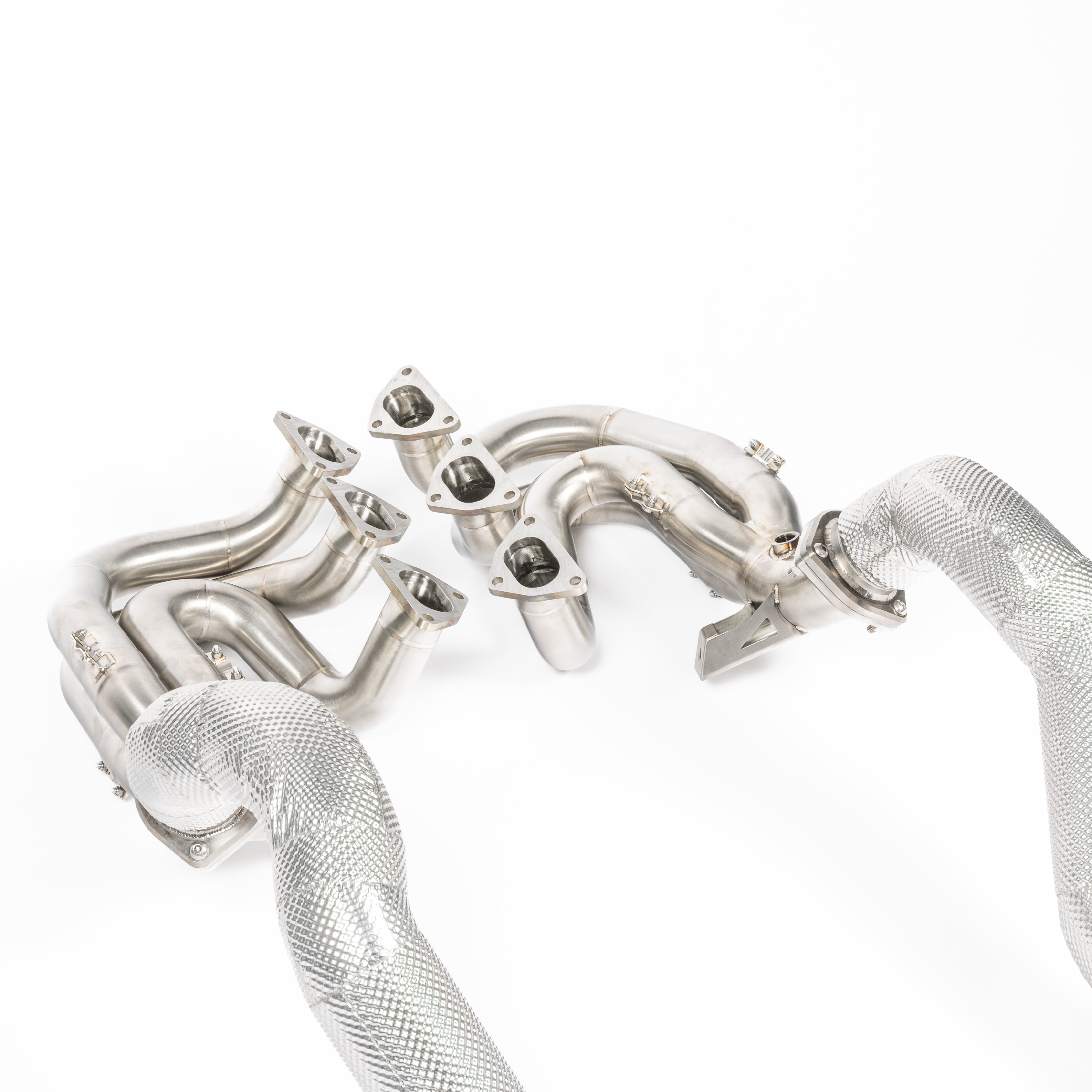 INCONEL RACE MANIFOLDS & TITANIUM LINK PIPES (SILENCED)