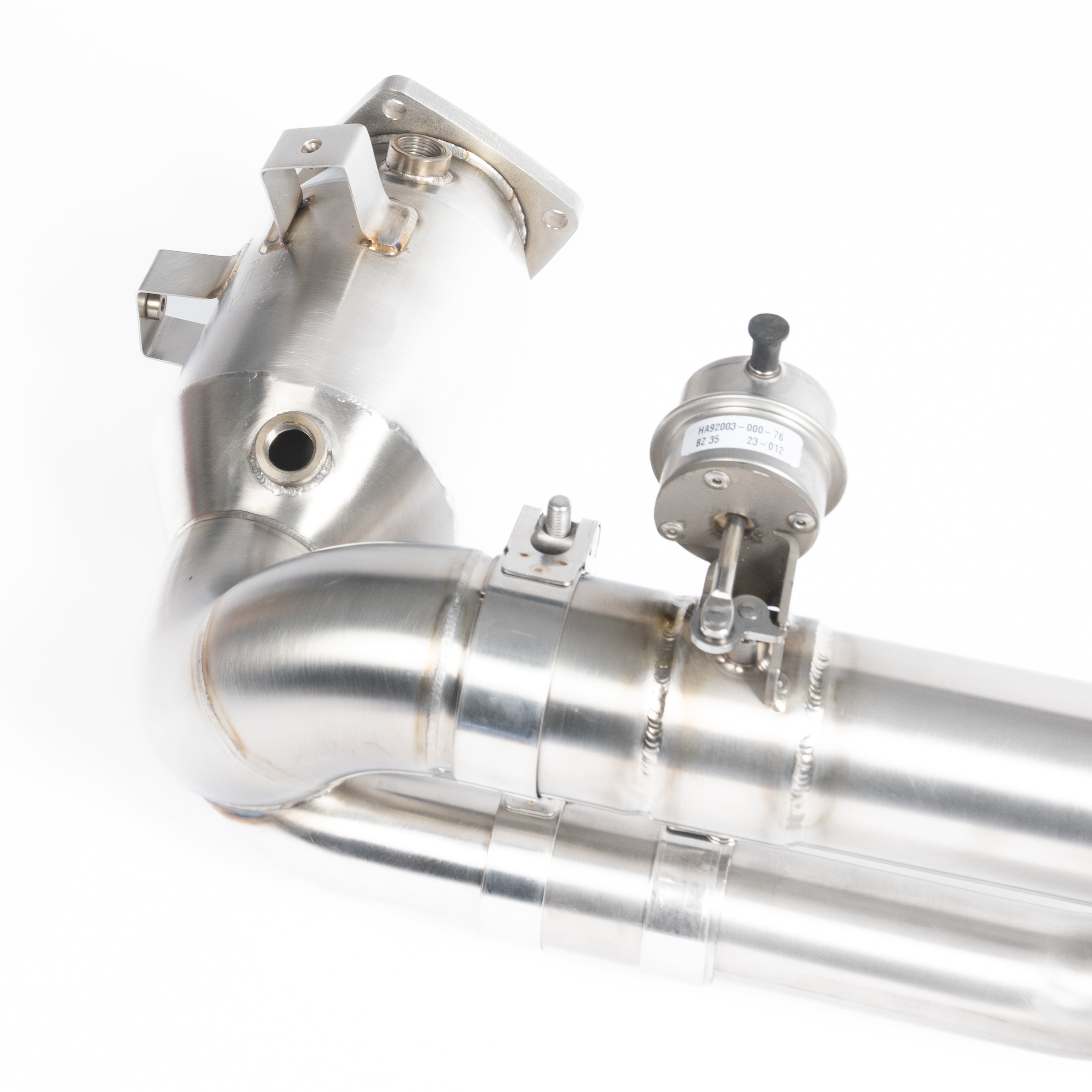 TITANIUM VALVED RACE PIPE (RACE CATS)