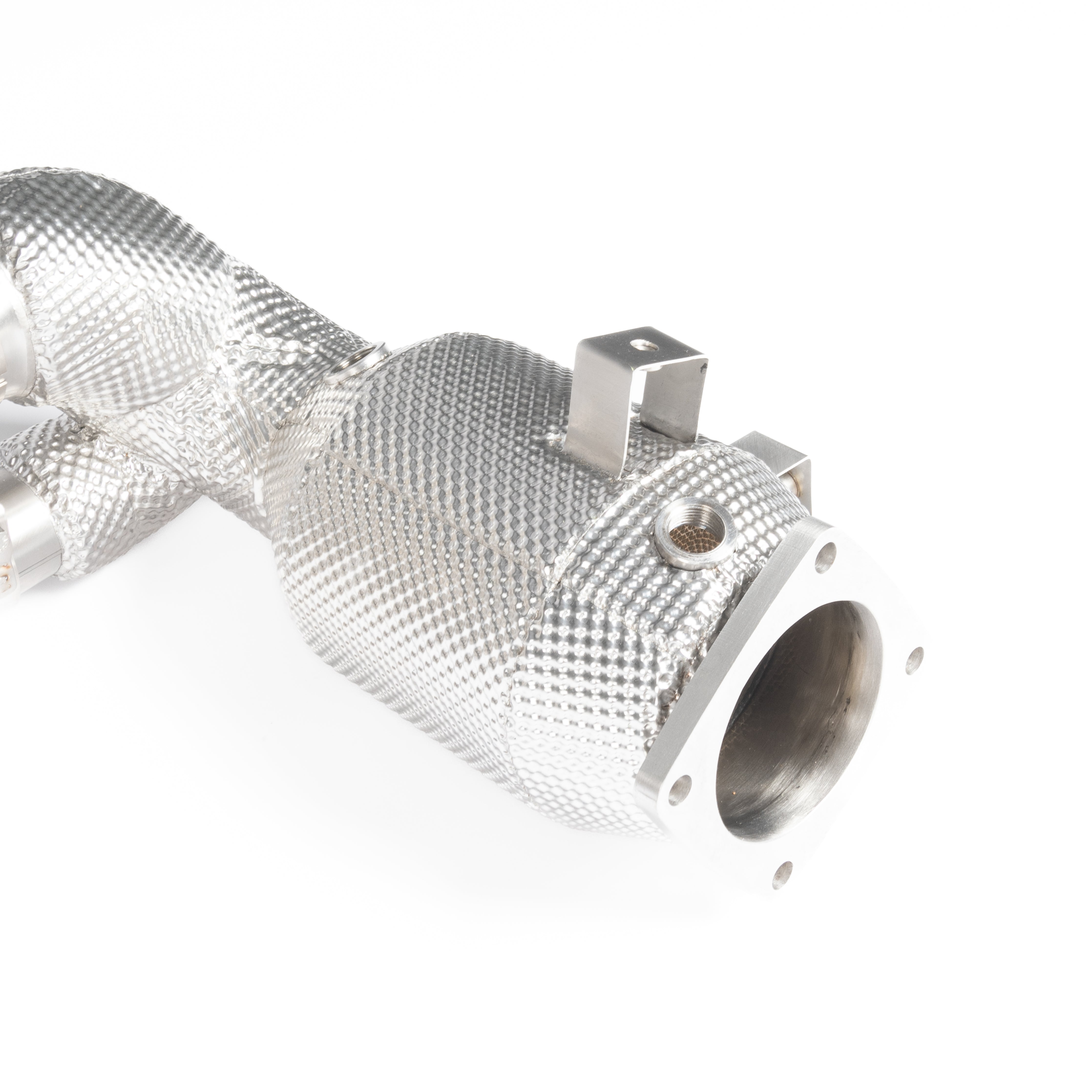 TITANIUM VALVED RACE PIPE (HEAT SHIELDED RACE CATS)