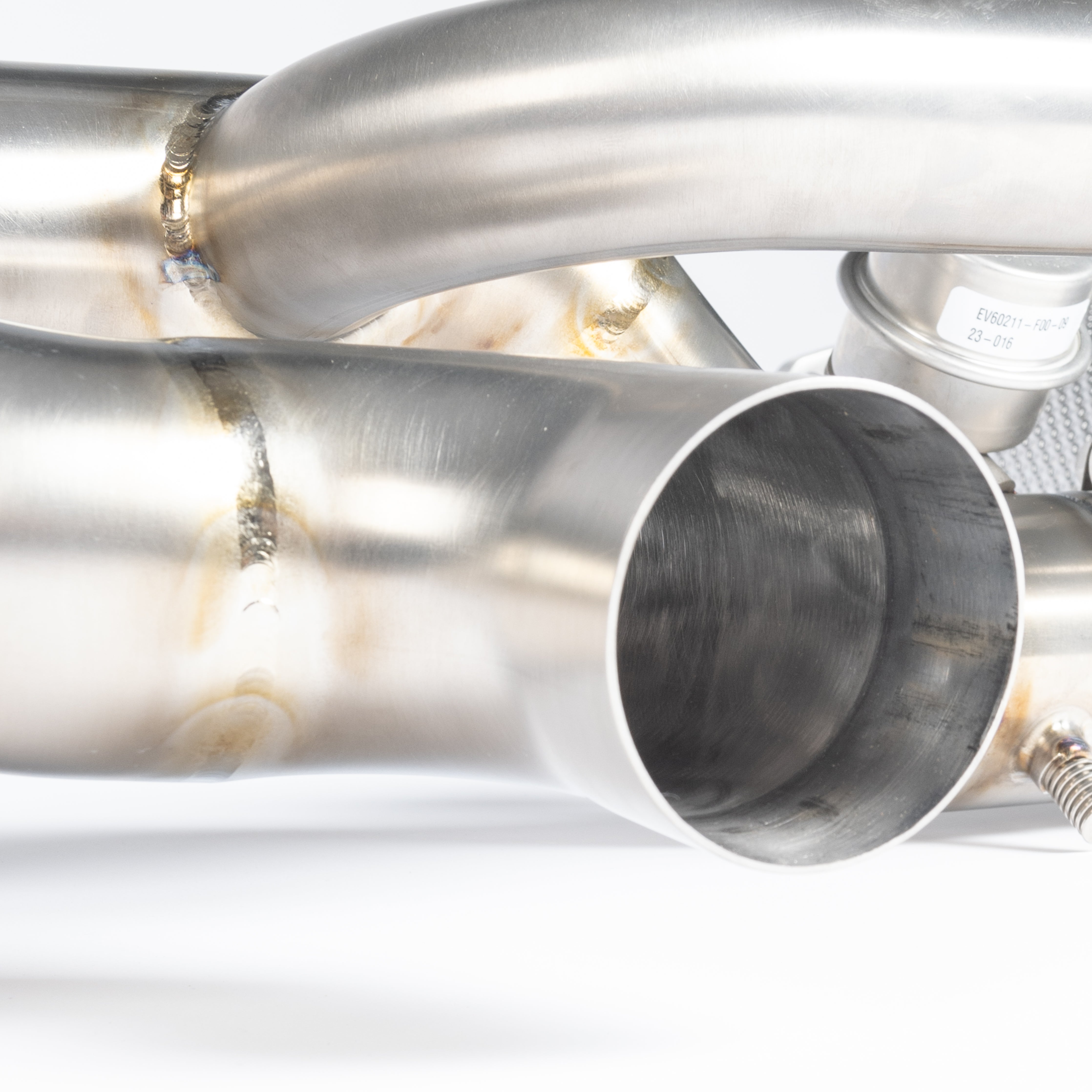 TITANIUM VALVED RACE PIPE (HEAT SHIELDED RACE CATS)