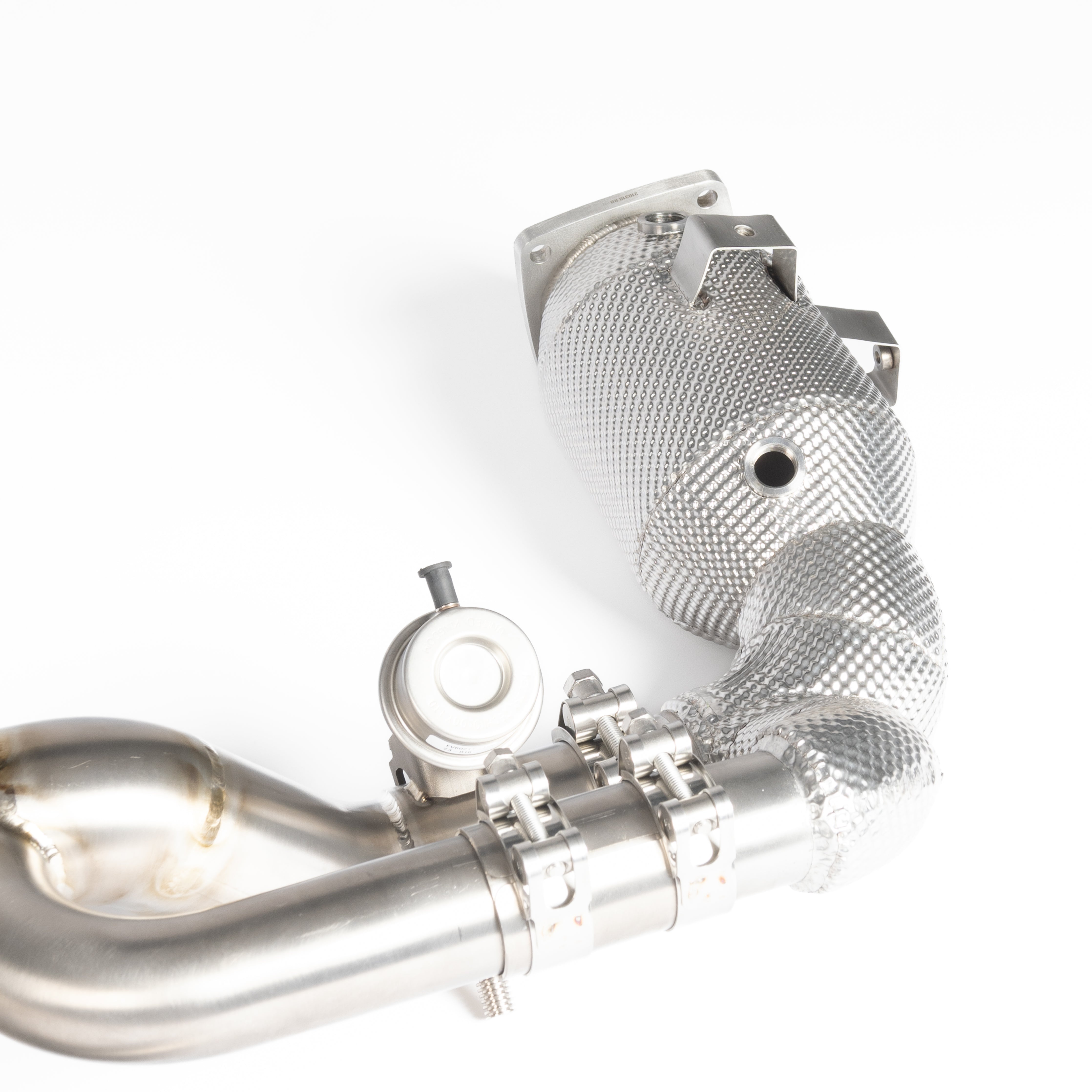 TITANIUM VALVED RACE PIPE (HEAT SHIELDED RACE CATS)