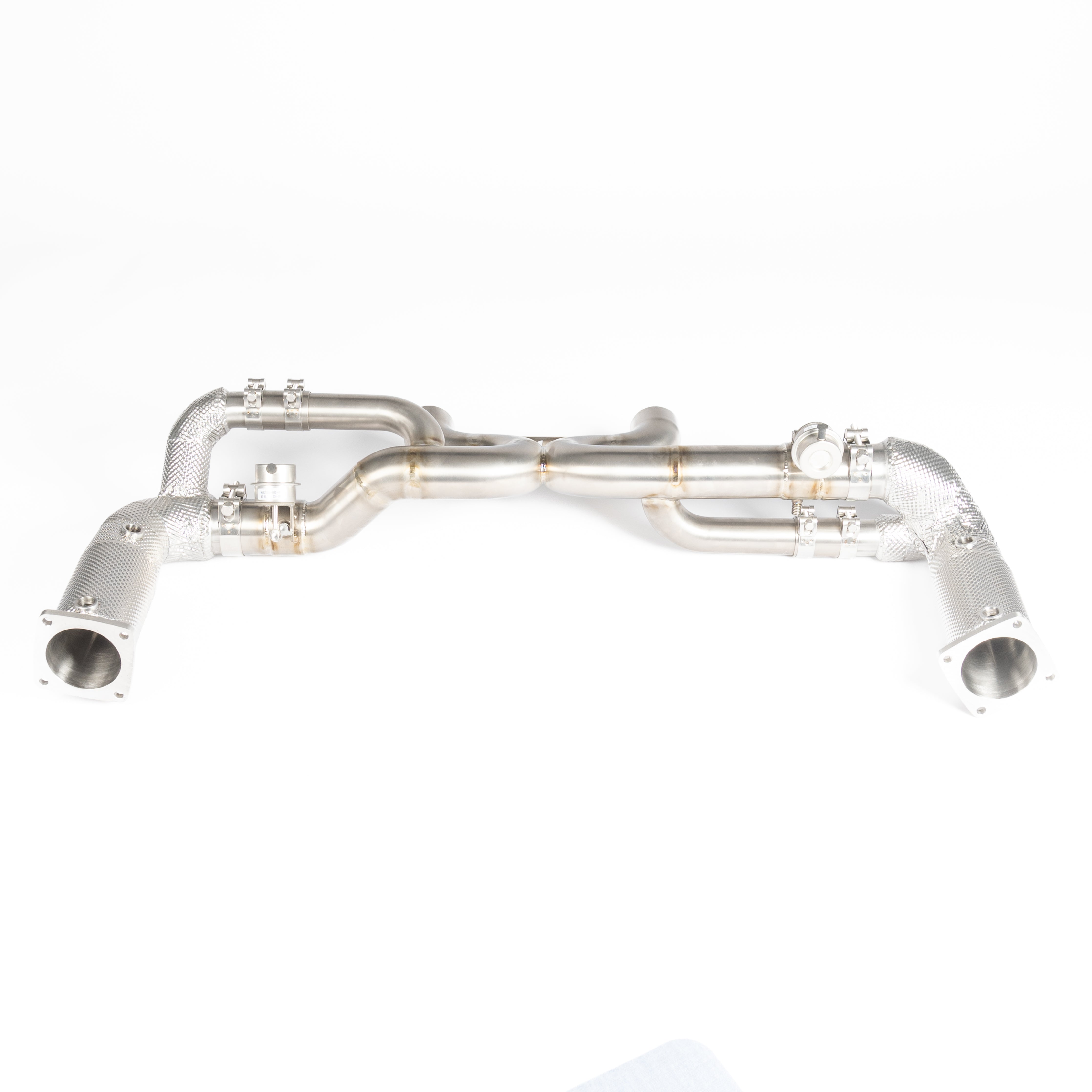 TITANIUM VALVED RACE PIPE (HEAT SHIELDED CAT DELETE)