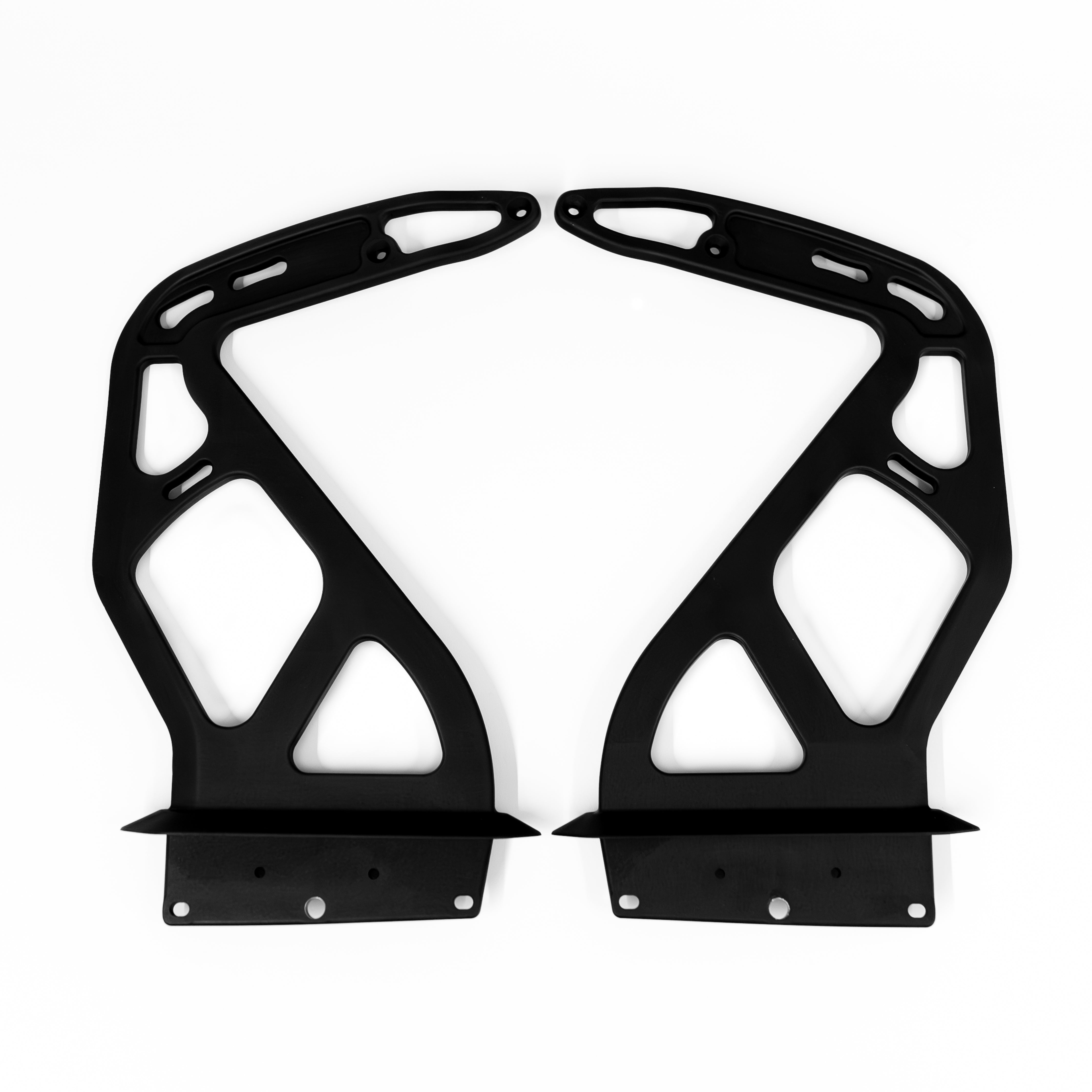 BILLET ALUMINIUM WING UPRIGHTS (BLACK)