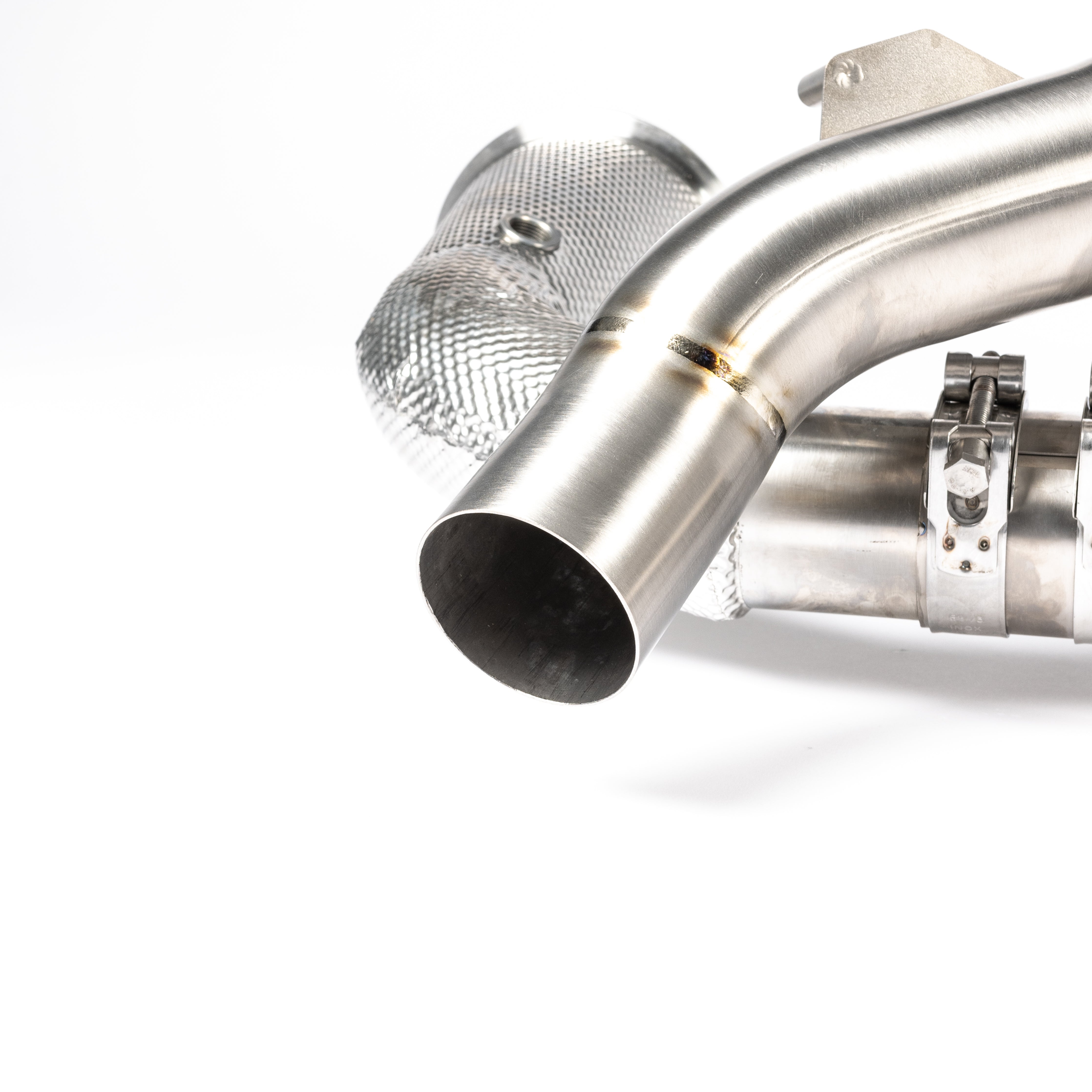 TITANIUM RACE PIPE (SILENCED / HEAT SHIELDED CAT DELETES)