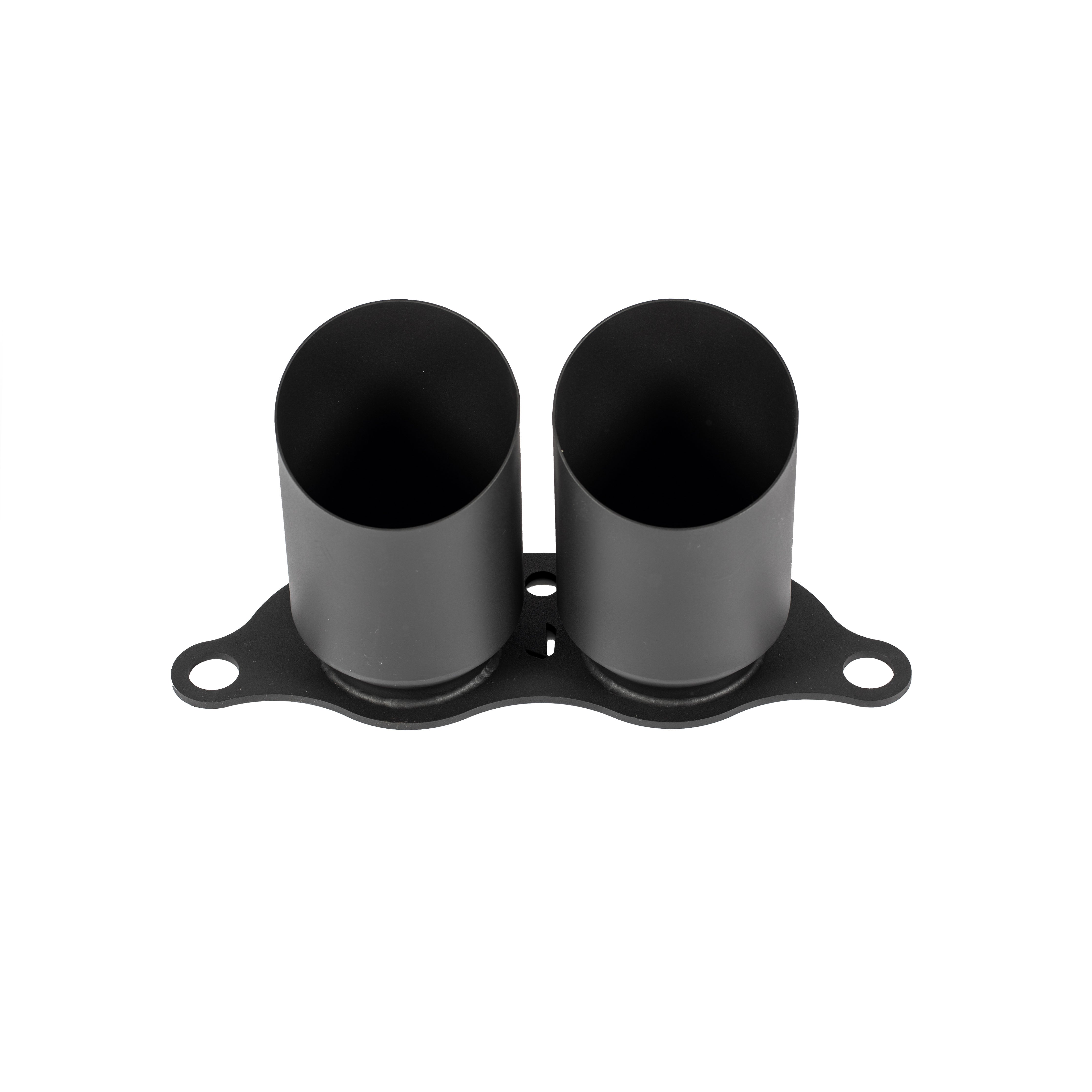 TITANIUM EXHAUST TIPS (STRAIGHT - BLACK COATED)