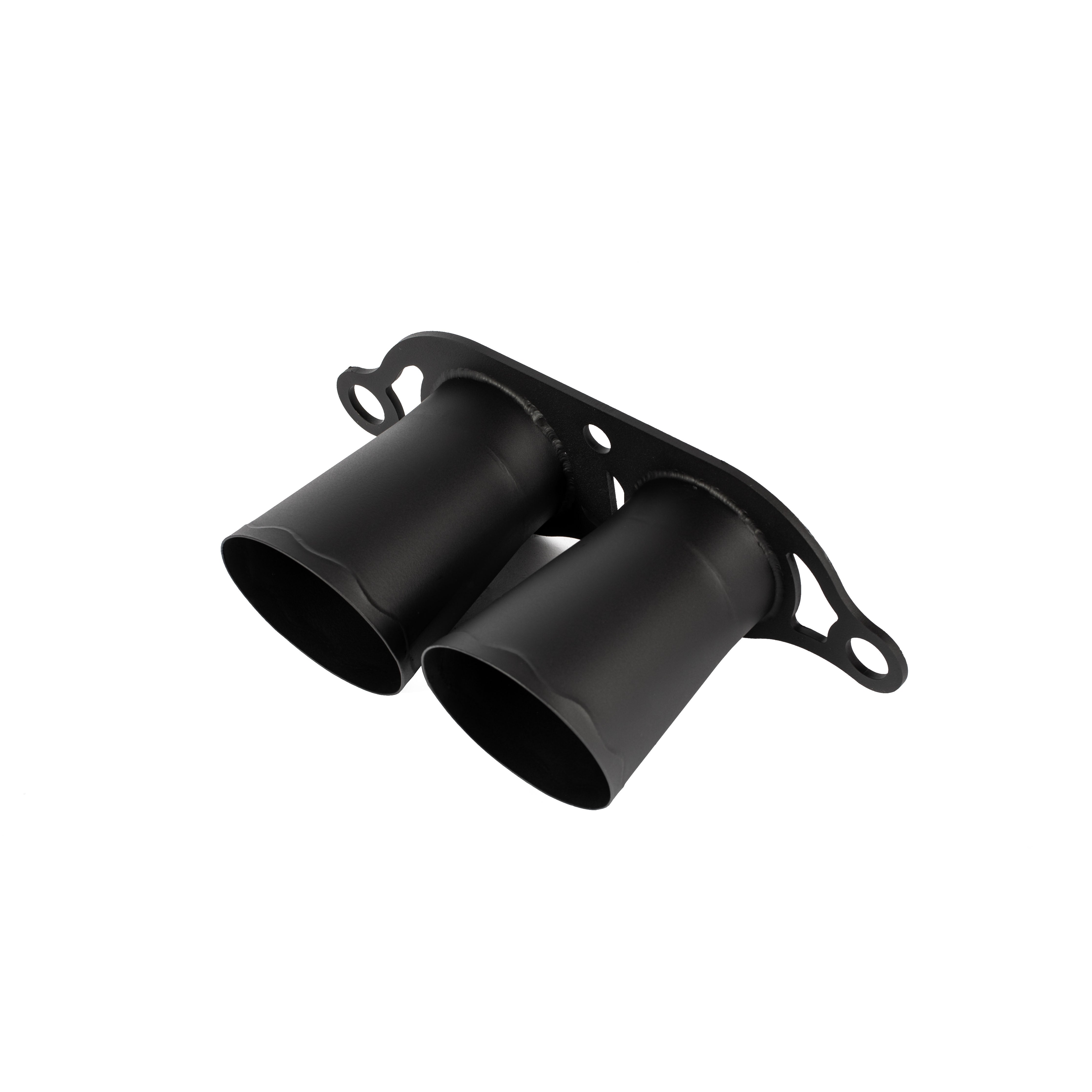 TITANIUM EXHAUST TIPS (SUPERLIGHT MEGAPHONE - BLACK COATED)