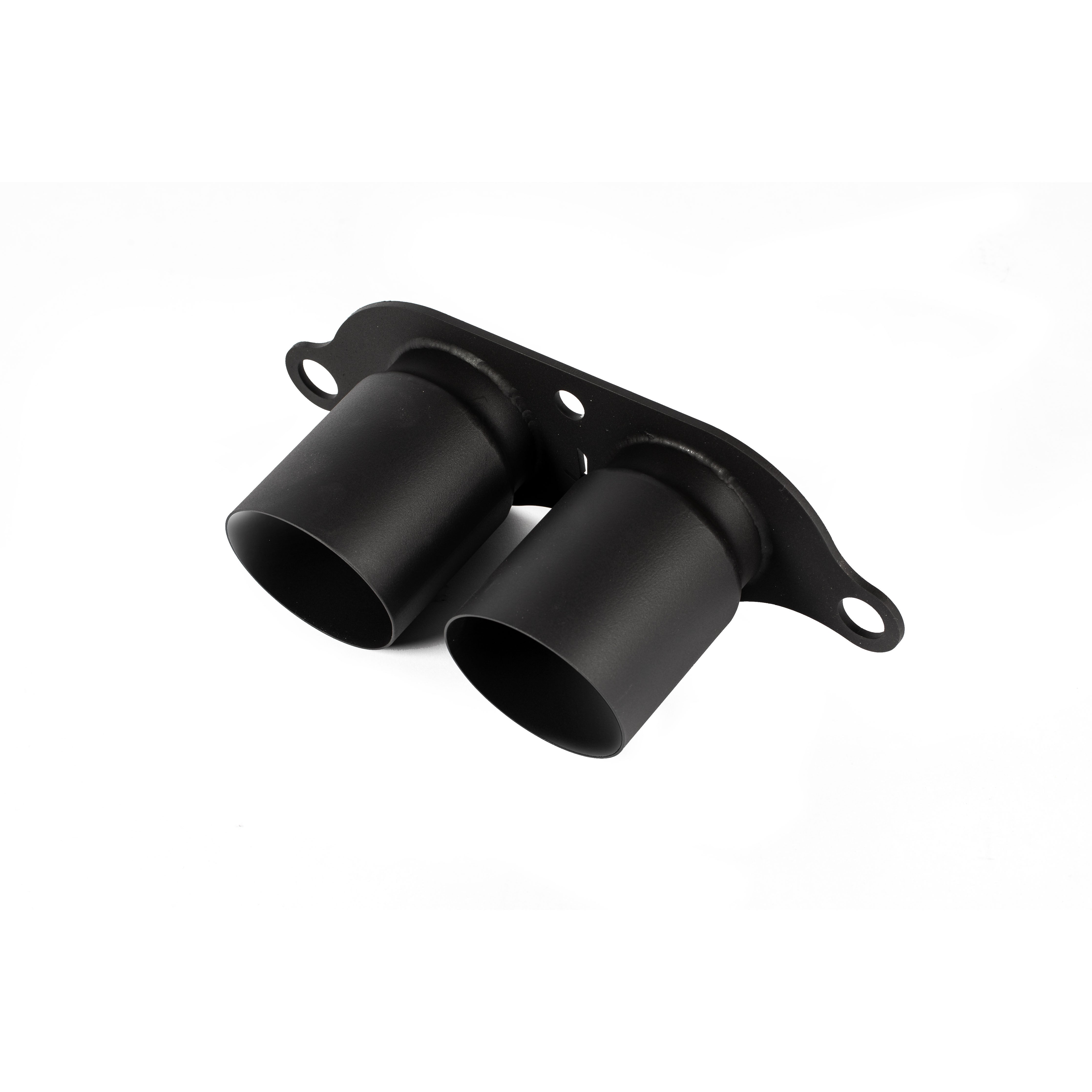 TITANIUM EXHAUST TIPS (STRAIGHT - BLACK COATED)