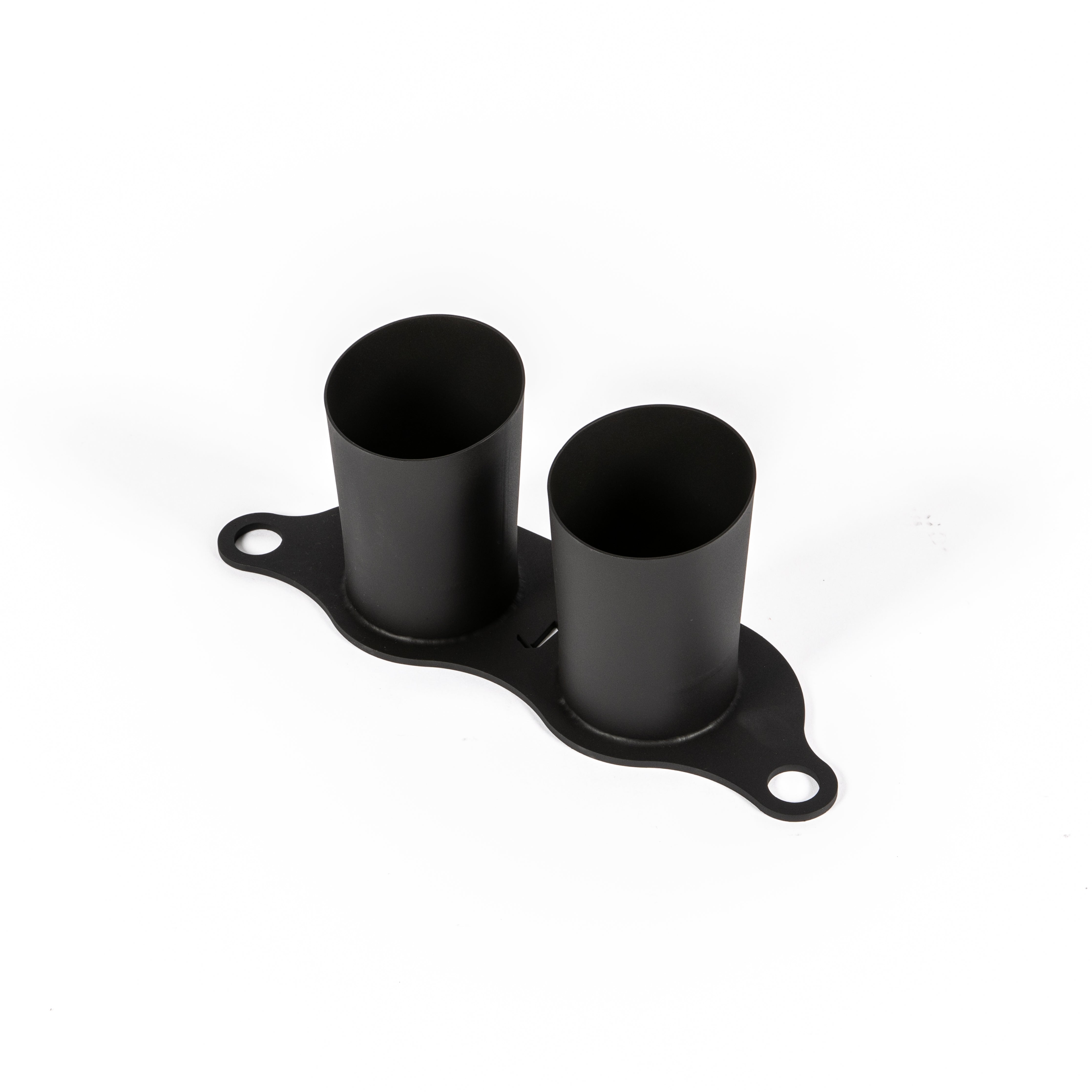 TITANIUM EXHAUST TIPS (MEGAPHONE - BLACK COATED)