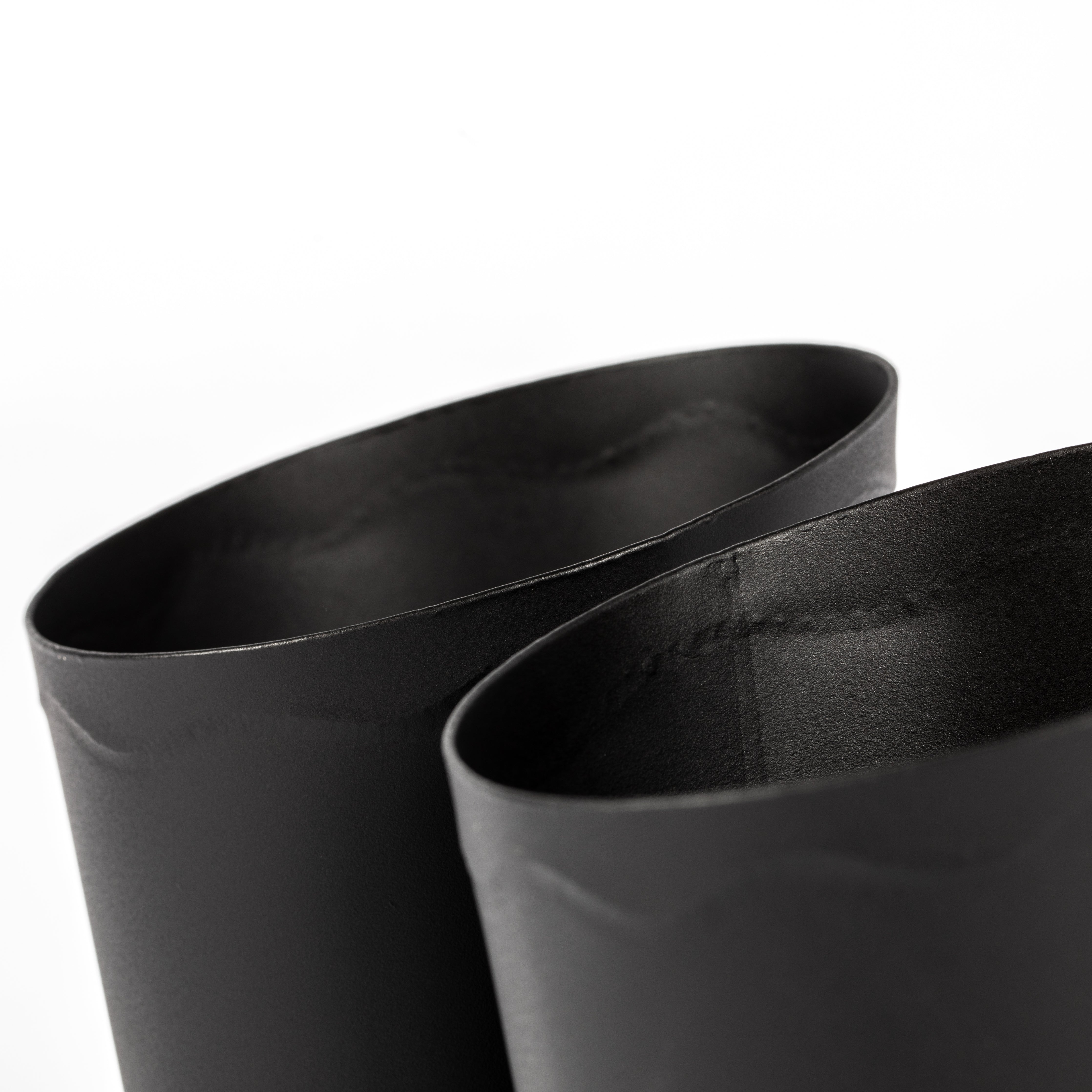 TITANIUM EXHAUST TIPS (SUPERLIGHT MEGAPHONE - BLACK COATED)