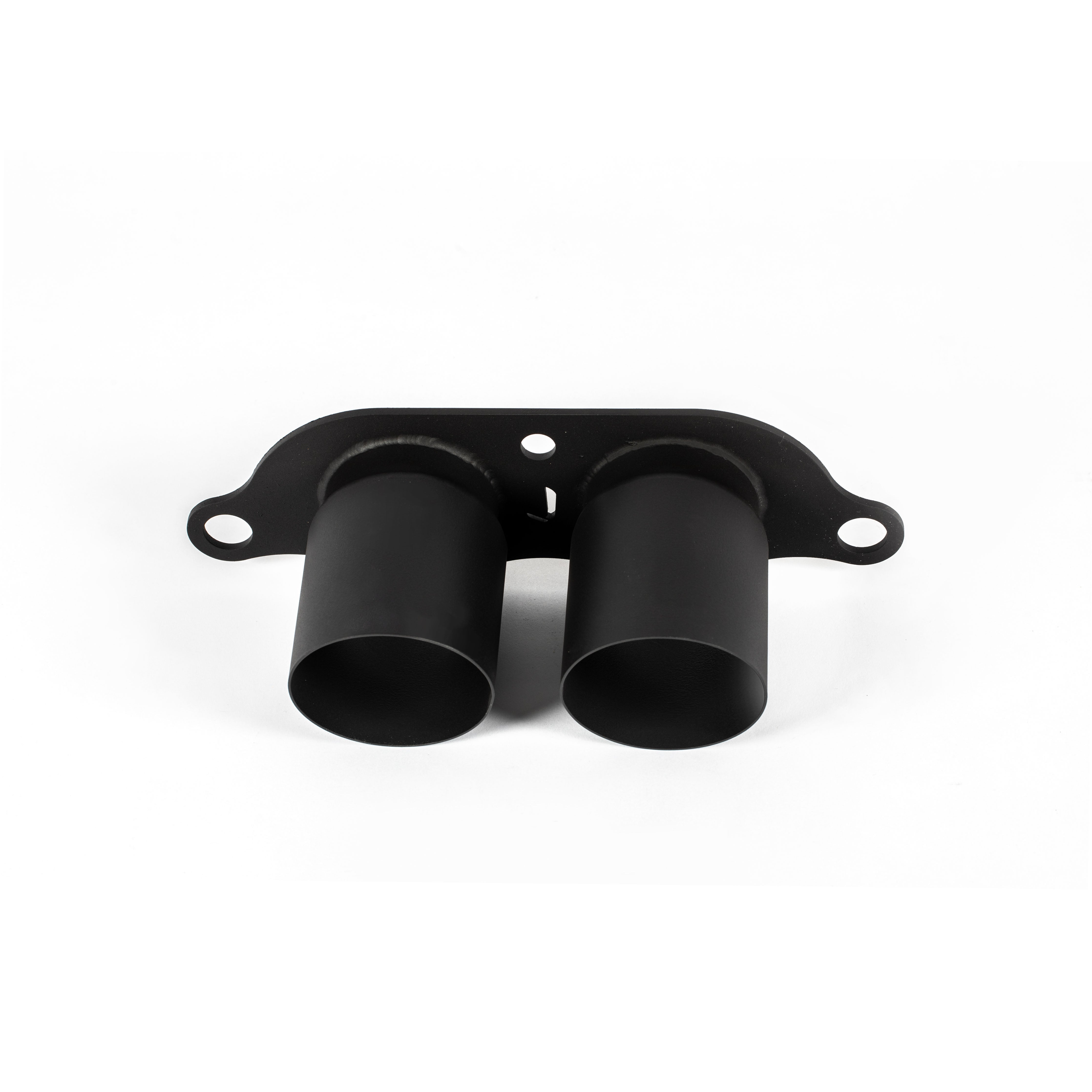 TITANIUM EXHAUST TIPS (STRAIGHT - BLACK COATED)