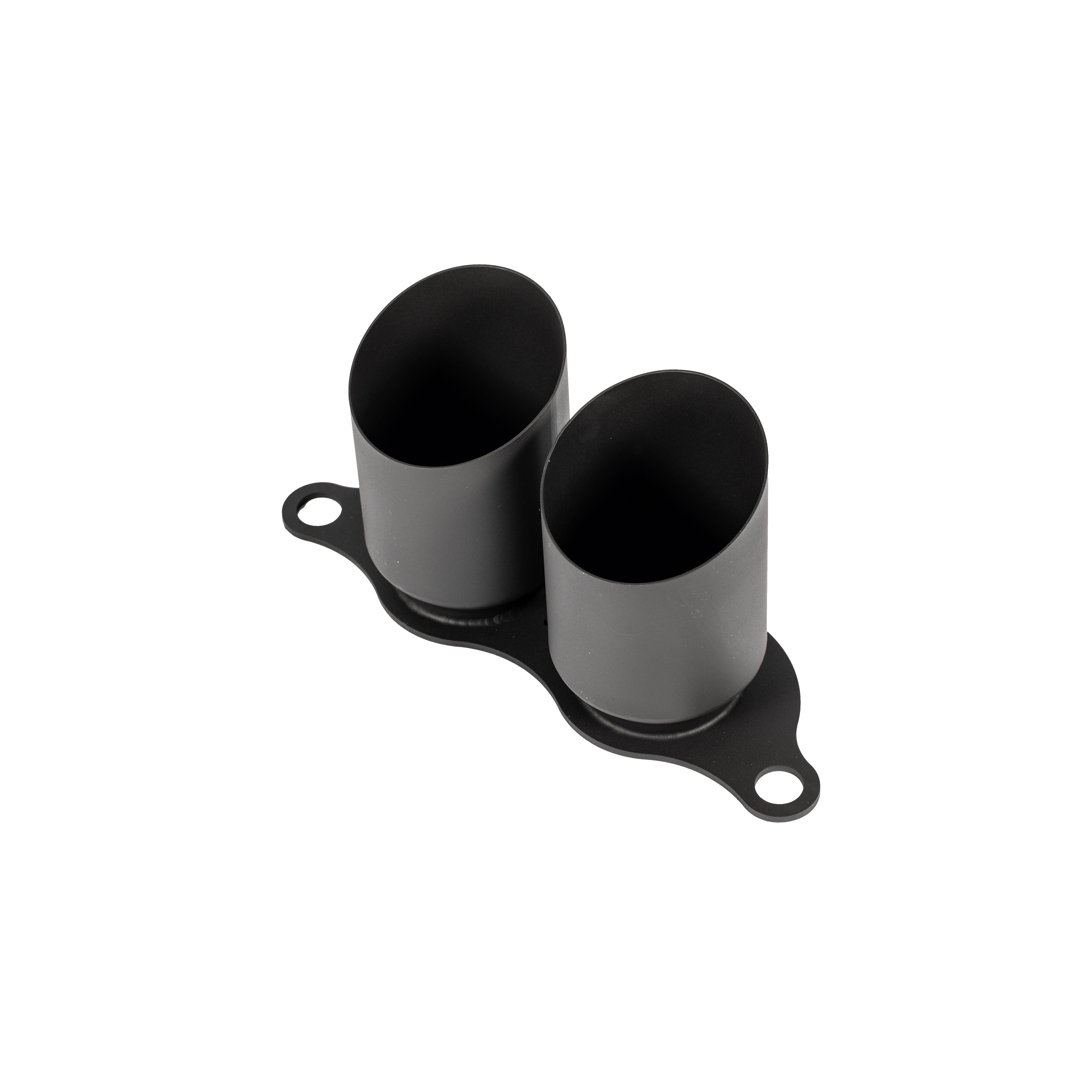 TITANIUM EXHAUST TIPS (STRAIGHT - BLACK COATED)